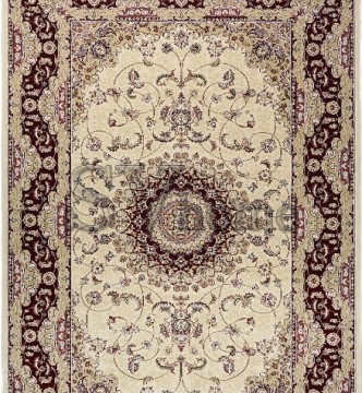 Високощільний килим Royal Esfahan-1.5 2194B Cream-Red - высокое качество по лучшей цене в Украине.